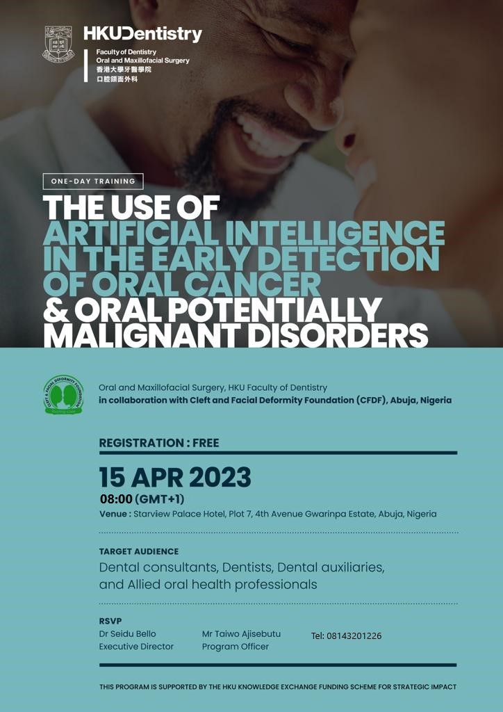 You are currently viewing The foundation collaborates with the University of Hong kong on oral cancer